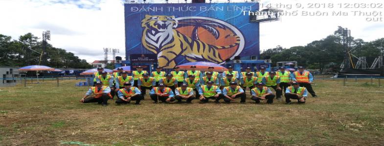 BẢO VỆ SỰ KIỆN BỨC TƯỜNG TIGER 2018 TẠI TP. BUÔN MA THUỘT
